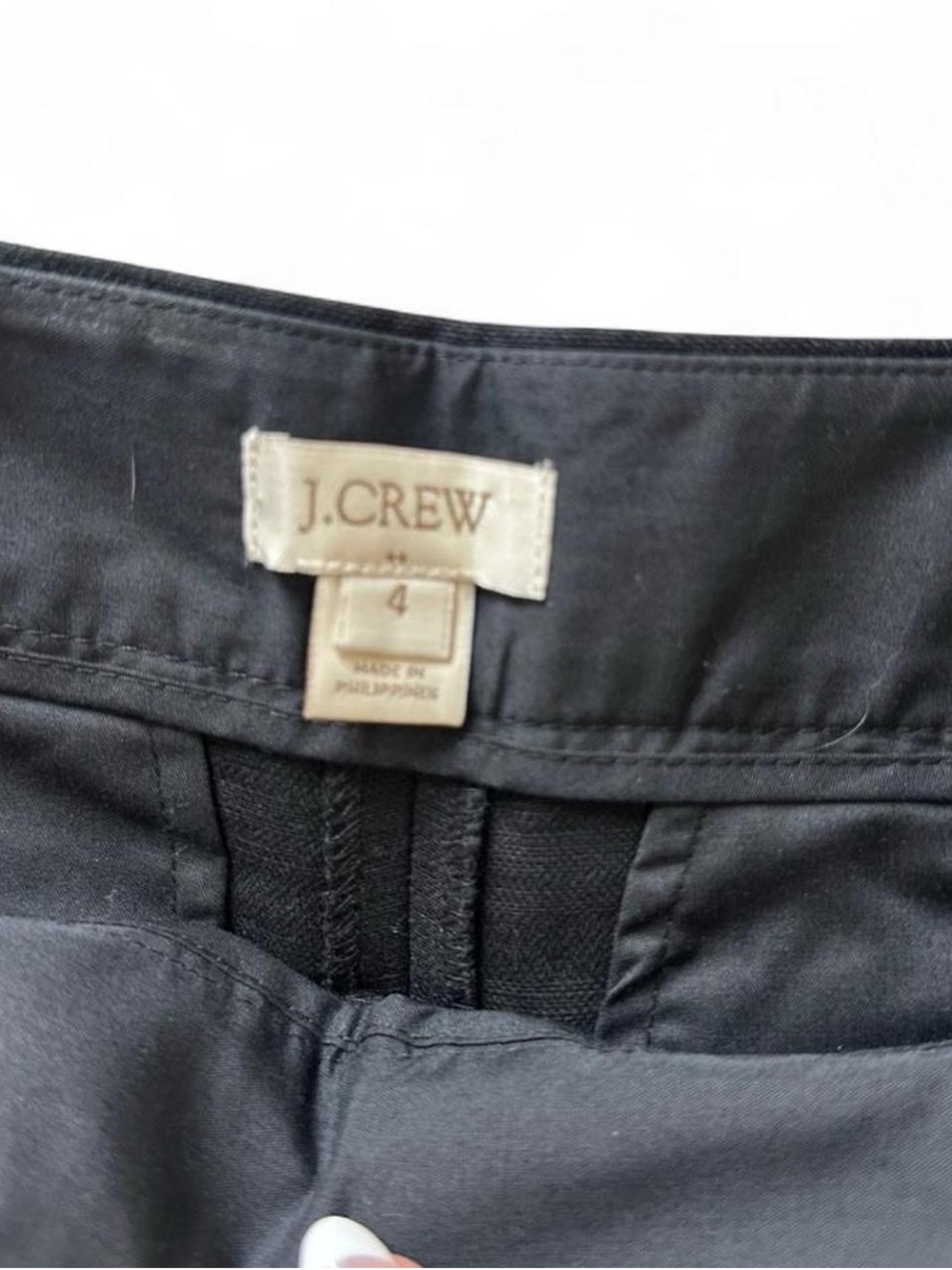 J. Crew Black High-Waist Pleated Women's Shorts - Picture 5 of 8